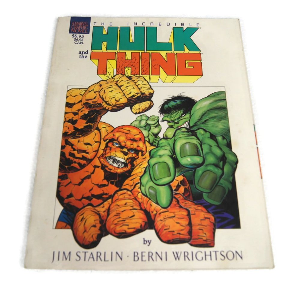 Vintage The Incredible Hulk and the Thing Marvel Graphic Novel Starlin Wrightson